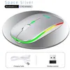 Image de Souris 108 Bluetooth sans fil rechargeable 2,4 GHz - Argent