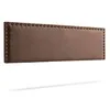Image de Tête de Lit Tapisée MODENA Aqualine 160x55x8 cm - Chocolat - Moonia