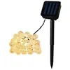 Image de TechBrey Guirlande LED Extérieure Solaire 30 Boules 5m 3000K Blanc chaud