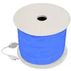 Image de TechBrey Ruban LED Néon Dimmable 220V BOBINE 50m Bleu Circulaire 360 9W/m Coupe 100cm IP67 Bleu