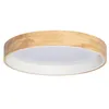 Image de TechBrey Plafonnier LED Rond Bois 30W CCT Sélectionnable Dari Ø570 mm Noir