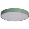 Image de TechBrey Plafonnier LED Rond Métal 24W CCT Sélectionnable Iris Ø400 mm Vert Céladon