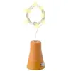 Image de TechBrey Guirlande LED Extérieure Solaire Fil de Fer pour Bouteille 3000K Blanc chaud