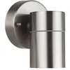 Image de TechBrey Applique Murale Extérieure Acier Inoxydable Satin Argent