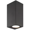 Image de TechBrey Applique Murale Extérieure Miseno Éclairage Double Face Noire Noir