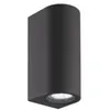 Image de TechBrey Applique Murale Extérieure Gala Éclairage Double Face Noire Noir