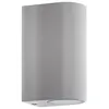 Image de TechBrey Applique Murale Aluminium Big Gala Éclairage Double Face Argent