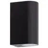 Image de TechBrey Applique Murale Extérieure Aluminium Éclairage Double Face Big Gala Noir