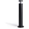 Image de TechBrey Balise LED Extérieur 5W en Saillie sur Pied 50cm Inti Inox Noire 4000K Blanc neutre
