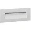 Image de TechBrey Balise LED Extérieure 7W Encastrable au Mur Rectangulaire en Aluminium Groult Blanche 4000K Blanc neutre