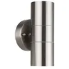 Image de TechBrey Applique Murale Extérieure Acier Inoxydable Éclairage Double Face Satin Argent