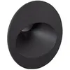 Image de TechBrey Balise Extérieure Murale LED Encastrable 3W Ronde en Aluminium Coney Grise 4000K Blanc neutre