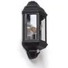 Image de TechBrey Applique Murale LED Extérieure PC avec Détecteur PIR Newquay Noir