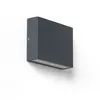 Image de TechBrey Applique Murale LED Extérieure 7 W Aluminium Éclairage Double Face CCT Sélectionnable Brooky S Anthracite