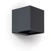 Image de TechBrey Applique murale extérieure solaire LED en aluminium Denny Rouille