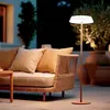 Image de TechBrey Lampadaire Solaire Extérieur LED 2,6W Métal Aldana Blanc