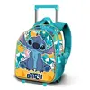 Image de Sac à dos 3D à Roulettes Petit - Disney Lilo et Stitch Colors - Turquoise - Taille Unique