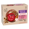 Image de 10 x 85g de nourriture humide pour chien PURINA ONE Mini Sensitive-Delicate au saumon