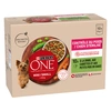 Image de 10 x 85g de nourriture humide pour chiens PURINA ONE Mini Adult Weight Control à la dinde