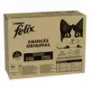Image de 80x85g Mégapack Felix Classic lot mixte viande & poisson - Pâtée pour chat