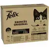 Image de 80x85g Mégapack Felix Classic poulet & rognons, canard & agneau, poulet, boeuf