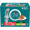 Image de paquet mixte (2 variétés) 24 x 85 g PURINA ONE Sterilised Nourriture humide chat