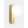 Image de Leds-C4, Plafonnier, Applique murale LED Perlina 8,8W 391lm 2700-4000K or Konv IP44 237x57x150mm (391 lm)