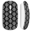 Image de Souris sans fil - MANIACASE - Bateau coucher de soleil - USB wifi - Compatible Mac et PC - Noir