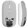 Image de Souris Sans Fil Chien bulldog cute black white (Maniacase)