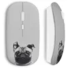Image de Souris Sans Fil Chien bulldog cute black white