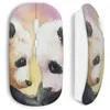 Image de Souris Sans Fil Cute pandas painted (Maniacase)