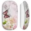 Image de Souris Sans Fil Flowers butterflies