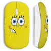 Image de Souris Sans Fil - Spongebob - Jaune - USB - Compatible Mac et PC - Clé USB wifi incluse