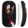 Image de Souris sans fil iron man black red