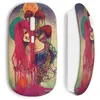 Image de Souris sans fil girl and mushrooms (Maniacase)