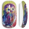 Image de Souris sans Fil Hiboux art painted