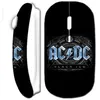 Image de Souris Sans Fil Acdc Logo Blanc (Maniacase)