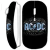 Image de Souris Sans Fil - Acdc - Logo Blanc - USB Wifi - Compatible Mac et PC - Design Rock N Roll