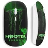 Image de Souris Sans Fil Monster Energy Green Style Design (Maniacase)