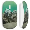 Image de Souris sans fil Green sky mountain (Maniacase)