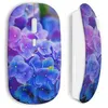 Image de Souris Sans Fil Fleurs bleues (Maniacase)