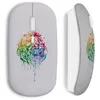Image de Souris sans Fil Lion paint art (Maniacase)