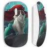 Image de Souris Sans Fil Chat Sirene (Maniacase)