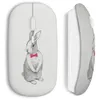 Image de Souris sans Fil Lapin style design (Maniacase)