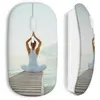 Image de Souris sans fil yoga face à la mer (Maniacase)