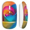 Image de Souris sans Fil Rose multicolor (Maniacase)