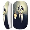 Image de Souris Sans Fil - MANIACASE - Vendetta - Blanc - USB Wifi - Compatible Mac et PC