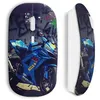 Image de Souris Sans Fil Moto Suzuki (Maniacase)