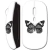 Image de Souris sans fil - Papillon - Blanc - Clé USB wifi incluse - Compatible Mac et PC - Sans fil