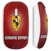 Image de Souris Sans Fil Ferrari Red Logo Design (Maniacase)